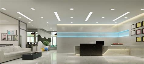600平方办公室装修设计效果图_岚禾设计