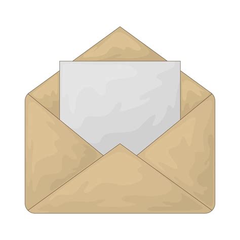 Open letter | Premium Vector