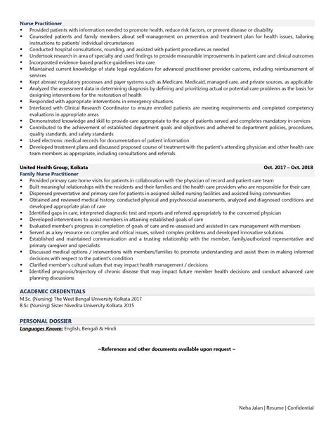 Nurse Practitioner Resume Examples & Template (with job winning tips)