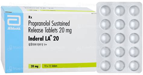Inderal La 20 Tablet – Treat Hypertension & Arrhythmia