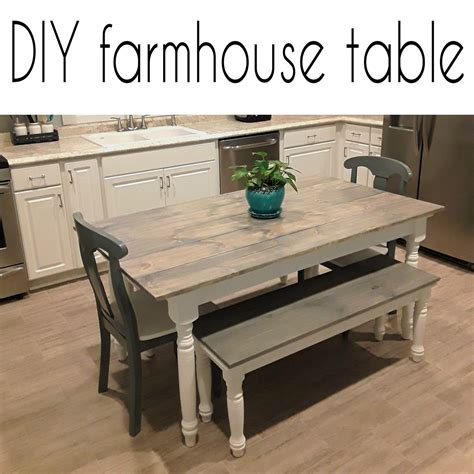 Farmhouse kitchen table remodel | Crazy DIY Mom