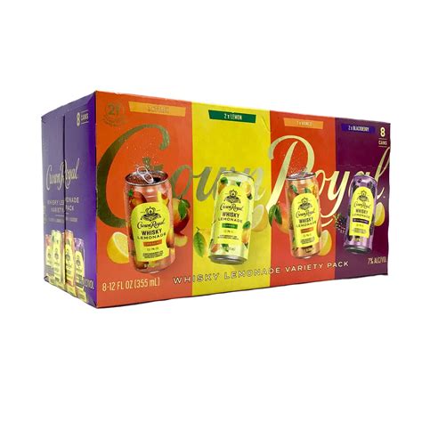 BUY CROWN ROYAL WHISKEY LEMONADE VARIETY PACK EACH | Fridley Liquor
