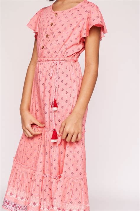 Buy Pink Gathers or Pleats Geometric Jump Suit Online for Women from ...