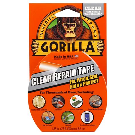 Gorilla Clear Repair Tape - Shop Adhesives & tape at H-E-B