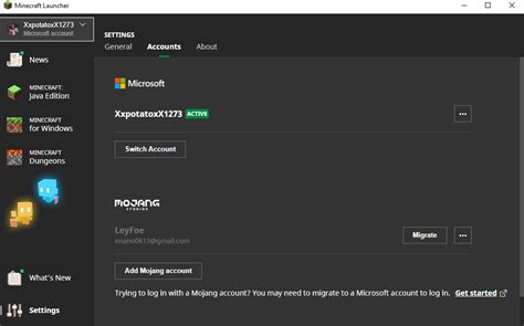 Image result for Minecraft Java Account Migration