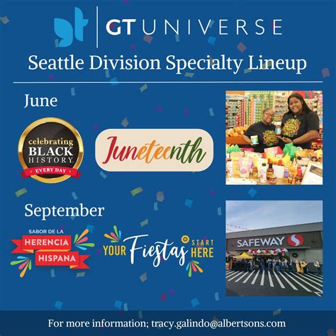 We are proud to announce our lineup for the Cultural and Specialty ...