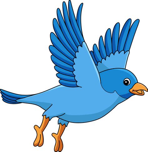 Bluebird Animal Cartoon Colored Clipart 19979633 Vector Art at Vecteezy