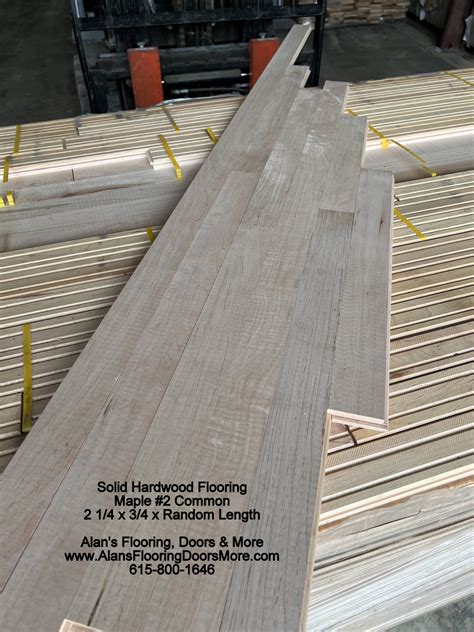 Unfinished Solid Hardwood Maple 3/4 in. T x 2 1/4 in. W x Varying ...