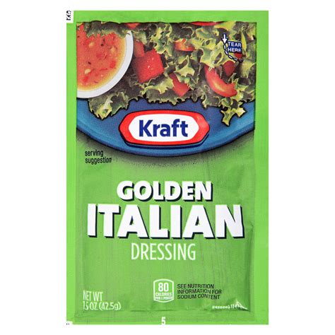 Snapklik.com : Kraft Golden Italian Salad Dressing Single Serve Packet