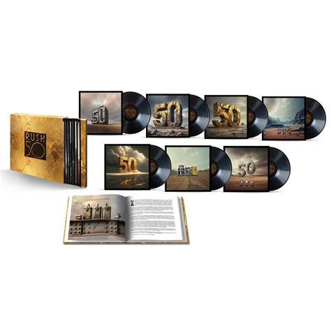 Rush - Rush 50: Super Deluxe 7LP + 4CD Boxset - Sound of Vinyl