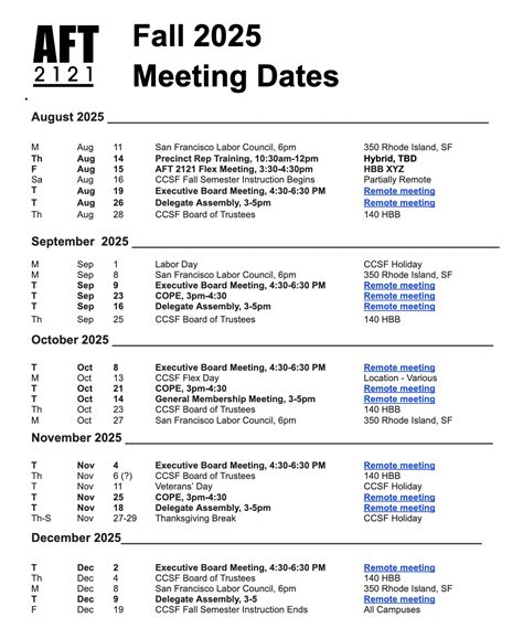 Ccsf Academic Calendar