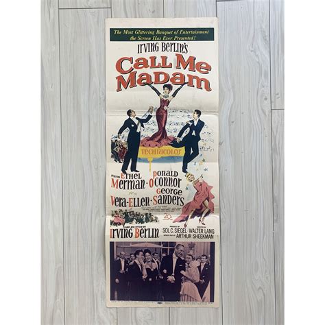 Call Me Madam original 1953 vintage movie poster