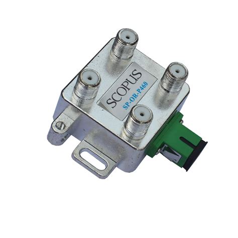 Scopus 4 Way FTTH Optical Receiver with Out Power CATV Optical Node ...