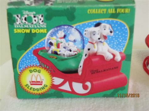 EUC 1996 McDonald's Dog Sledding Snow Dome | Ubuy India
