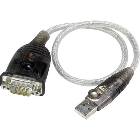 ATEN USB Type-A Male to RS-232/DB-9 Serial Male Adapter UC232A