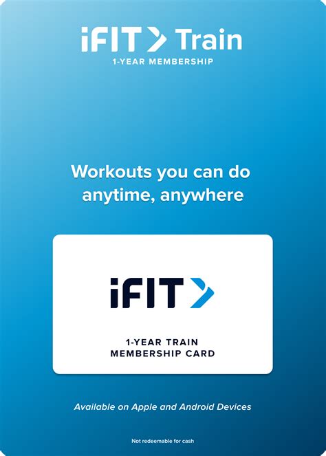 iFit Train Subscription - 1 Year Membership – The Treadmill Factory