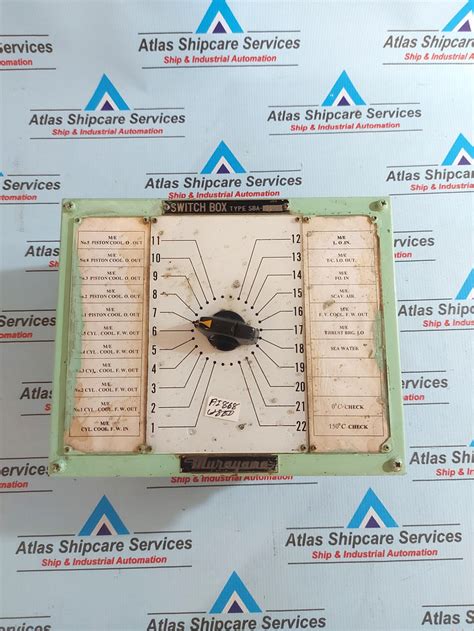 MURAYAMA SBA-22R SWITCH BOX – Atlas Shipcare Services