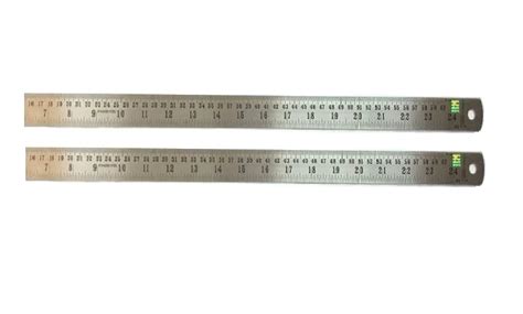 LOVELY Kristeel 24 Inch Stainless Steel Scale Ruler Pack of 2 : Amazon ...