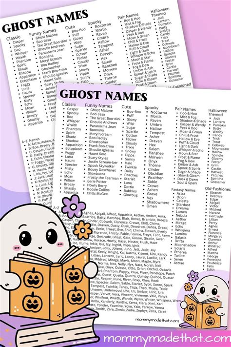 Best Ghost Names: Spooky, Cute, Funny & Haunted Ideas