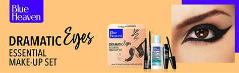 Blue Heaven Dramatic Eyes Essential Make-up Set - Black Eyeliner, 24Hr ...