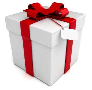 black gift box or present on white background with gold ribbon 518763 ...