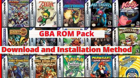 GBA ROMS Pack - Download and installation Guide - ROMs Pack - YouTube