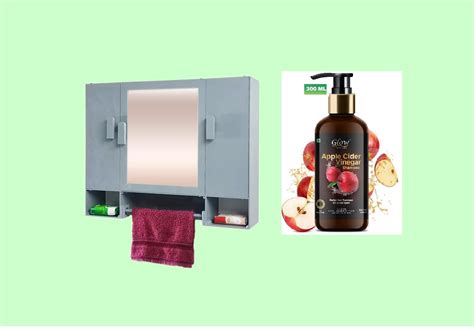 WINACO Diplomat Grey Acrylic 20" x 4" x 16" New Look Bathroom Room Wall ...