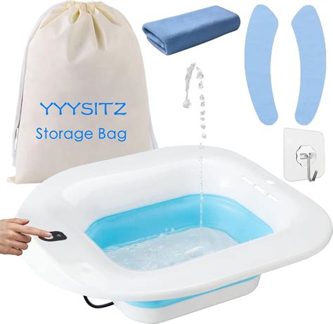 Amazon.com: YYYSITZ Sitz Bath, Electric Sitz Bath for Hemorrhoids, Sitz Bath for Toilet Seat ...