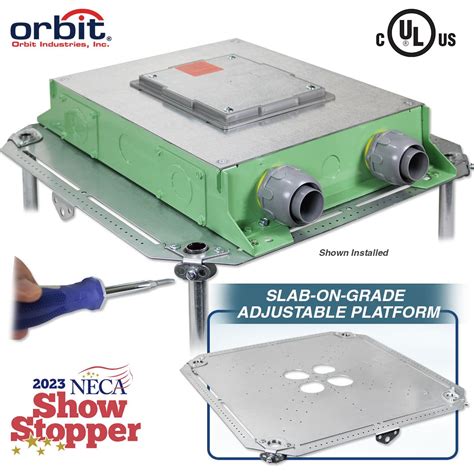 Simplify the installation of various cast, steel and PVC floor boxes ...