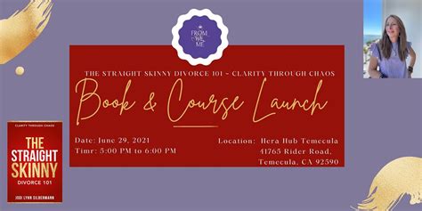 Join me to celebrate my Book & Course Launch, Hera Hub Temecula, 29 ...