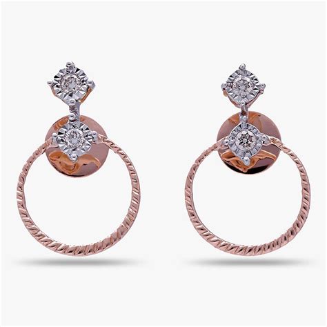 14 Kt Gold & Diamond Earrings | Diamond - Reliance Jewels