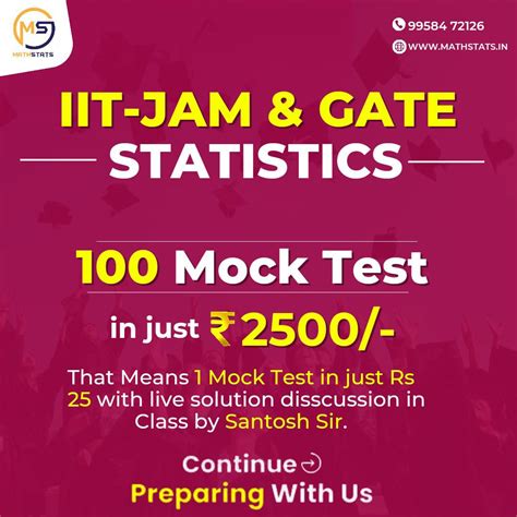 Mathstats By Santosh Sir