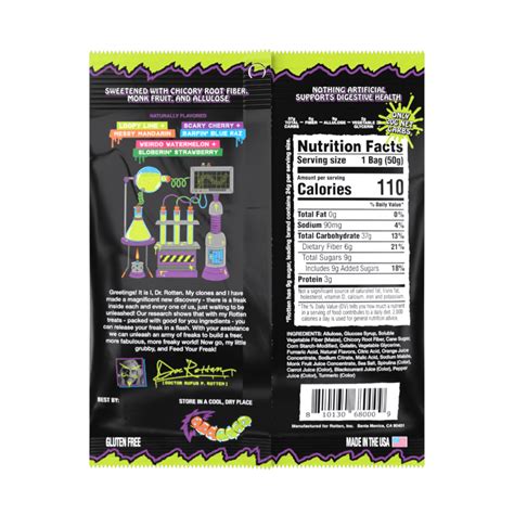 Rotten Sour Gummy Worms - 1.8oz – Blair Candy Company