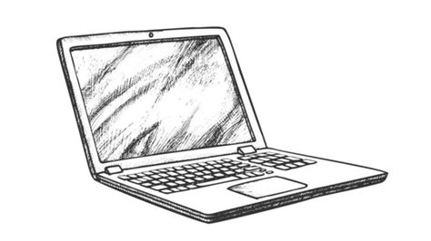Generic Laptop Computer Drawing 的图像结果