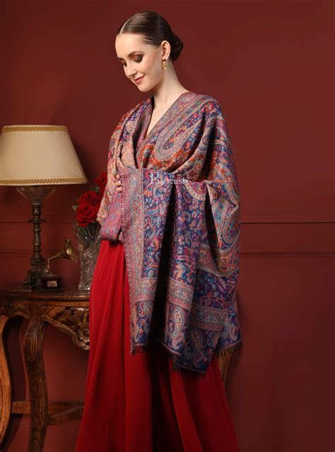 Pashtush Women Ethnic Weave Shawl, Rich Garden – Pashtush Shawl Store