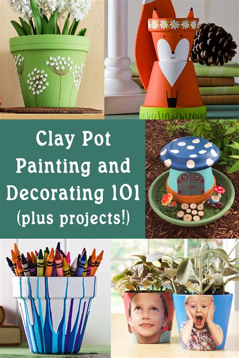 Clay Pot Decorating Ideas Book: Crafting With Clay Pots Terracotta