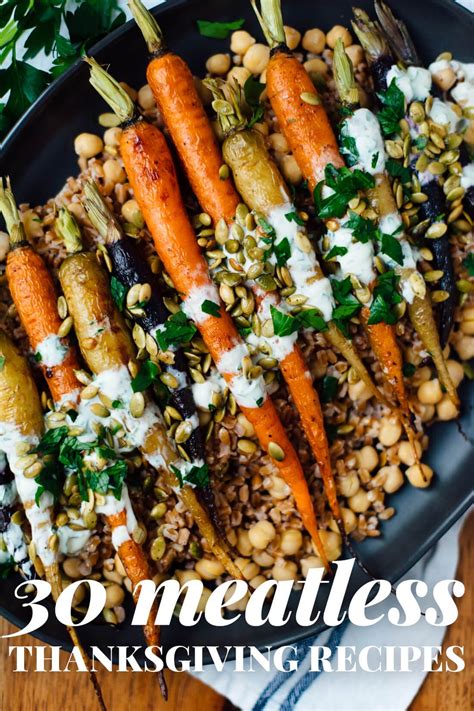 35+ Meatless Thanksgiving Recipes | Vegetarian thanksgiving recipes ...