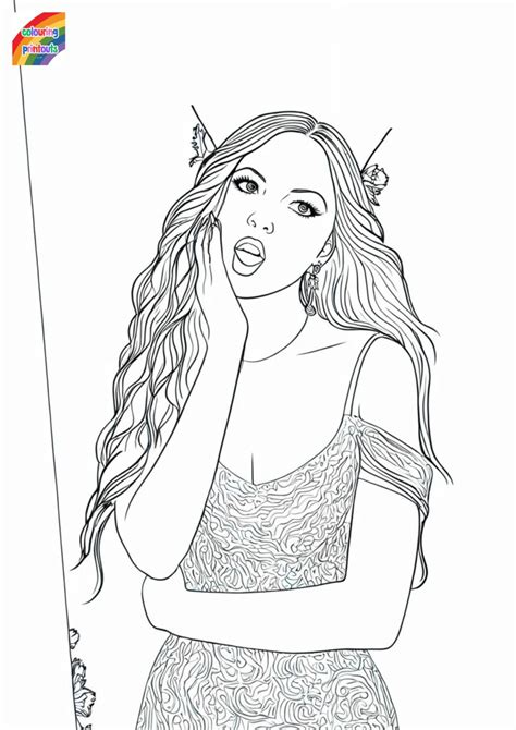 Olivia Rodrigo Coloring Pages (Free Printables)