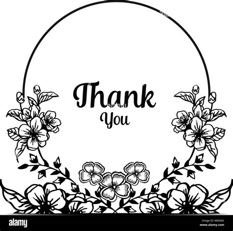 Decoration postcard or greeting card, lettering of thank you, beautiful ...