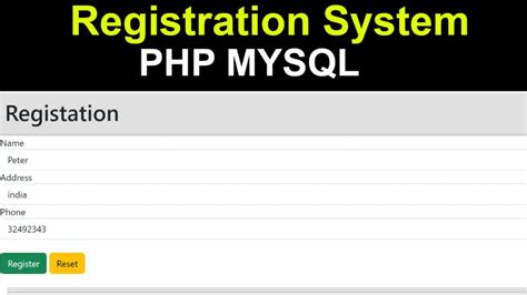 +Registration Form Using PHP and MySQL by Thapatechnial Using Session 的图像结果