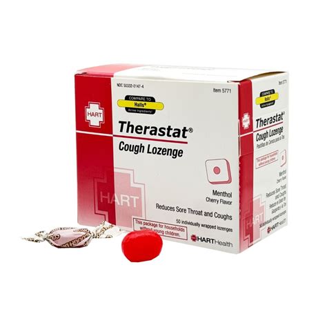 Therastat Cough Lozenges, Cherry, Compare to Halls