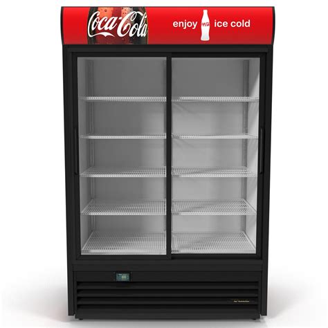 Coca Cola Double Door Display Refrigerator 3D | 3D Molier International