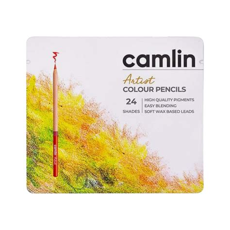 Camlin Artist Colour Pencils - 24 & 72 Shades - Wax-Based Sets – Artstation