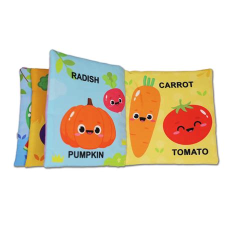 Cloth Book - My first Fruits and Vegetables – Popup Kids