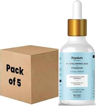 Rejusure 2% Hyaluronic Acid + Vitamin B5 Facial Serum Provides Multi ...