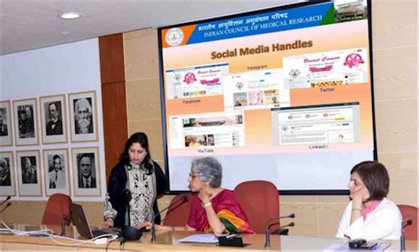 "Dr Soumya Swaminathan DG ICMR & Sec DHR launched the new ICMR website ...