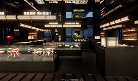 影力视觉 | 西安鸽子候餐厅|空间|酒店餐饮设计|影力数字视觉表现_原创作品-站酷ZCOOL