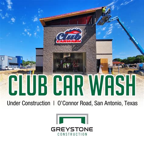 Progress at Club Car Wash, O'Connor Road, San Antonio, Texas