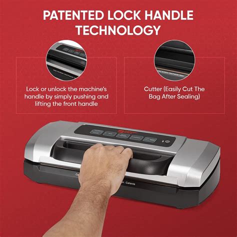 Buy Magic Mill Food Vacuum Sealer Machine | Patent Easy-Close Handle ...