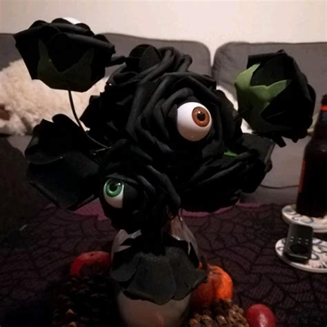 Buy Mellamo Artificial Flowers Black Roses Fake Rose Wedding ...